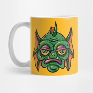 Retro vintage style Sea creature monster Mug